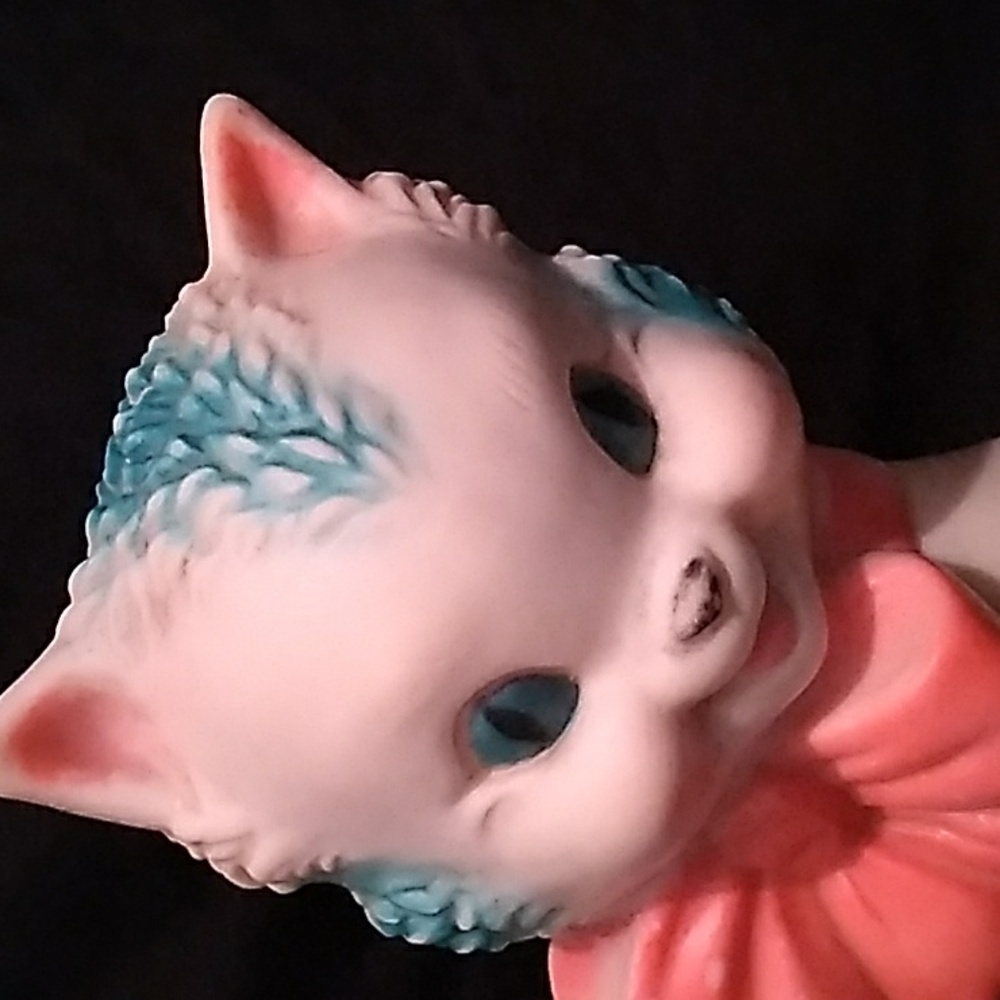 Vintage Sun Rubber Company Ruth Newton Kitschy Kitty Cat Rubber Squeak Toy (B5) - Picture 2 of 11